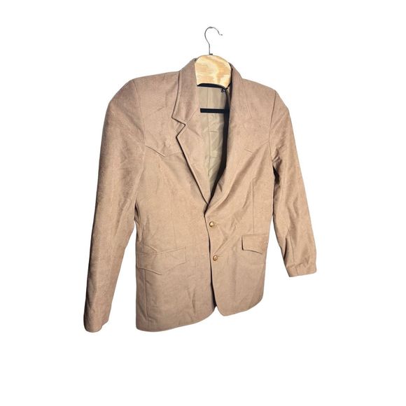 Pioneer Wear Western Rodeo Tan Sport Coat Jacket Blazer 42L Jacket Men's USA - Picture 1 of 6